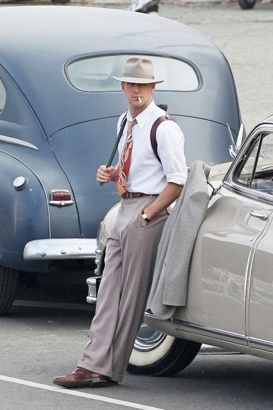 Gatsby Outfit, 1940s Mens Fashion, Gangster Squad, The Gangster, 1920s Mens Fashion, 20s Fashion, Vintage Mens Fashion, Retro Mode, The Great Gatsby