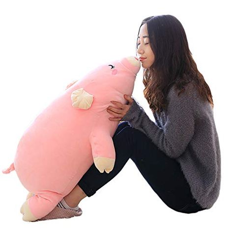 Pig Stuffed Animal, Stuffed Pig, Pig Pillow, Stem Projects For Kids, Hugging Pillow, Look Rose, Nap Pillow, Cute Pig, Cute Piggies