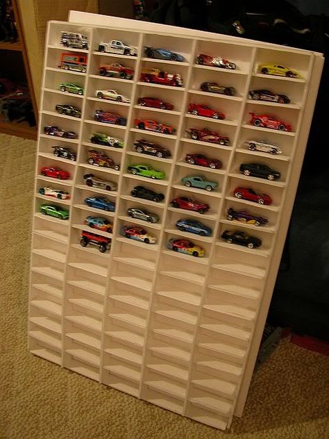 Diecast Cars, Hot Wheels, Matchbox Matchbox Car Display Ideas, Diy Matchbox Car Storage, Hot Wheels Wall Storage, Hot Wheels Display Ideas, Diy Hot Wheels Storage, Hot Wheels Storage Ideas, Hot Wheels Storage Display, Hot Wheels Holder, Hot Wheels Cars Storage