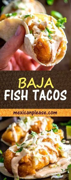 Cabbage Pickled, Fried Fish Tacos, Baja Fish Tacos, Chipotle Crema, Pickled Cabbage, Fish Taco, Fish Tacos Recipe, How To Cook Fish, Fish Dinner