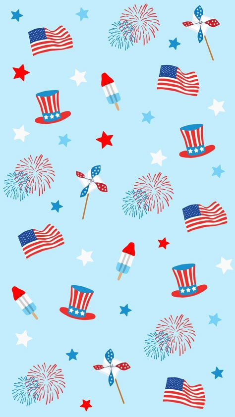 Fourth Of July Lockscreen, Cute Patriotic Wallpaper, Memorial Day Phone Wallpaper, 4th Of July Cute Wallpaper, July 4th Background, 4th Of July Home Screen, Usa Background Wallpapers, 4 Th Of July Wallpaper, Forth Of July Wallpaper Cute