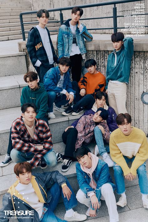 #treasure #kpop #Haruto #Doyoung #yedam #mashiho #jeongwoo #asahi #jihoon #hyunsuk #junghwan #yoshinori #jaehyuk #junkyu Treasure Wallpaper, Squad Pictures, Yg Ent, A$ap Rocky, Treasure Planet, Treasure Maps, Pre Debut, Treasure Boxes, Group Photos