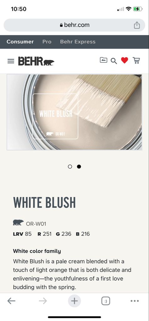 Behr Cotton Sheets, Neutral Blush Paint Colors, Blush Paint, Pink And Black Bathroom, Office Guest Bedroom, Behr Colors, Behr Paint Colors, Front Door Paint Colors, Paint Color Inspiration