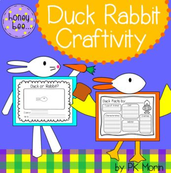 What a fun compliment to the book Duck! Rabbit! by Amy Krouse Rosenthal and Tom Lichtenheld! Templates are included for your class to make either/both Duck and Rabbit. There are 3 writing activities included to choose from. You can copy the templates directly onto cardstock, or Duck And Rabbit, Amy Krouse Rosenthal, Duck Rabbit, Duck Or Rabbit, Rabbit Book, Spring Activities, Writing Activities, Teacher Store, Teacher Pay Teachers