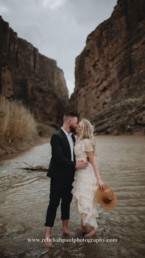 Photographs by Rebekah Paul Photography of couples engagement session at various locations in and around big bend national park and big bend state park. Happily engaged couple booked an all day adventure session in the Texas desert. Big Bend is the perfect location for adventure engagement photos or elopement with the Texas Desert Mountains. All images by Rebekah Paul Photography an austin and Texas wedding and elopement photographer West Texas Engagement Photos, Big Bend National Park Elopement, Big Bend Photoshoot, Big Bend Engagement Photos, Big Bend Elopement, Big Bend Wedding, Super8 Film, Canyon Texas, Texas Desert