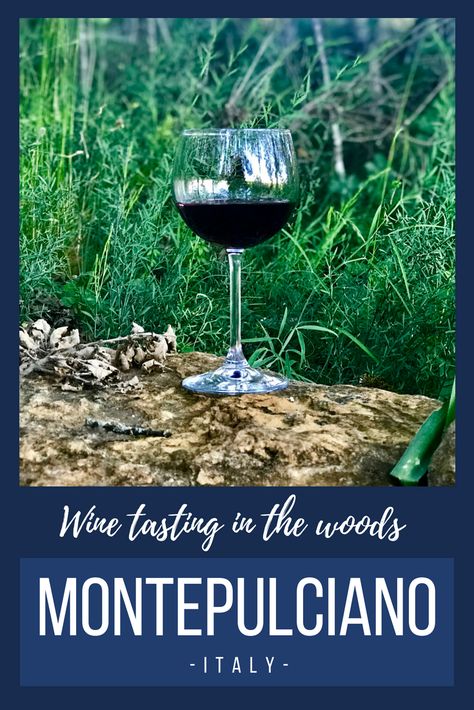 A unique wine tasting in the woods and our stay near Montepulciano, Italy - Postcard Jar | Travel Blog Wine Tasting In Tuscany, Italy Postcard, Montepulciano Italy, Traveling In Italy, Bucket List Vacations, Tuscan Countryside, Medieval City, Italy Itinerary, Montepulciano