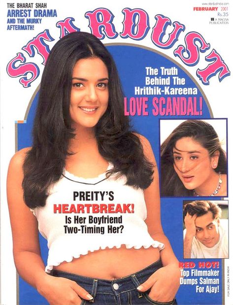 Retro Bollywood Fashion, Pretty Zinta, 2000s Girls, Bollywood Retro, 90s Bollywood Aesthetic, Preity Zinta, Desi Humor, Bollywood Posters, Retro Bollywood