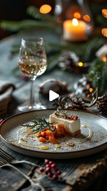 Culinary Savor on Instagram: "Festive Culinary Harmony 🍽️🎄 This dish is a captivating yuletide symphony, intricately orchestrated to enchant your taste buds and infuse the holiday spirit. Crafted by a culinary virtuoso, it marries innovative techniques with artistic flair, promising a gastronomic journey like no other. Every element on the plate dances in harmony, blending flavors, textures, and aesthetics in a Christmas celebration for your senses. #CulinarySavor #culinary #LuxuryCuisine #ArtfulPlating #ModernCulinary #ElevatedDining #ExclusiveTaste #chefsofinstagram #chefs #chefstalk #chefslife #chefstable #chefsoninstagram #chefstagram #chefstyle #foodartchefs #Chef #instachefs #pastrychef #restaurant #food #foodie #foodporn #instafood #foodlover #dinner #foodphotography #delicious #f Christmas Plating Ideas, Christmas Dinner Restaurant, Christmas Dinner Photography, Culinary Aesthetic, Christmas Gourmet, Christmas Food Photography, Gourmet Christmas, Chef Styles, Dinner Restaurants