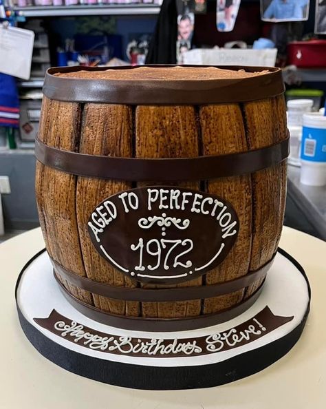 Cool 40th Birthday Cakes For Men, Bourbon Theme Birthday Cake, 80 Birthday Cake For Men, Whiskey Birthday Cake For Men, Bourbon 50th Birthday Party, Bourbon Cakes For Men, Whiskey And Cigars Birthday Cake, Bourbon Barrel Cake, 50 Birthday Cake Men