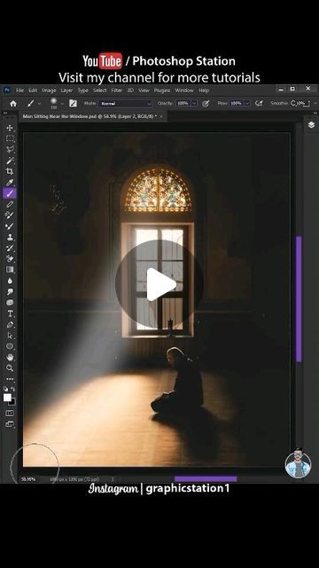 FwzEngineer on Instagram: "Create a lighting effect in Photoshop☀️✨
💥🔥
💯🖌️
#fwzengineer #illustrator #intags #designers #photoshop #design #makeupartist #artist #lighting #effects" Light Effect Photoshop, Photoshop Tips, July 15, Photoshop Design, Light Effect, Makeup Artist, Illustrator, Photoshop, Lighting