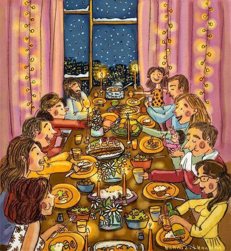 Funny Cartoon Photos, Celeste Barber, Art Painting Gallery, Family Illustration, Amazing Art Painting, Dreamy Art, Children's Book Illustration, Cute Images, Whimsical Art