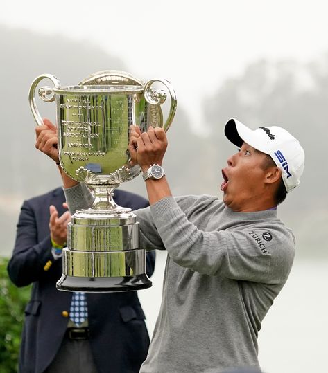 Collin Morikawa wins PGA championship with Sunday 64 Collin Morikawa Golf, Dustin Johnson, Michigan Sports, Rory Mcilroy, Pga Championship, Jack Nicklaus, Detroit Michigan, Sports Business, Pga Tour