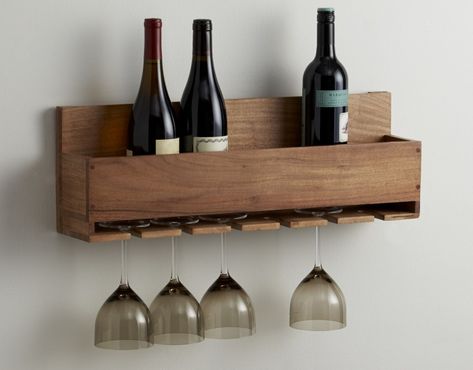 Keep clutter at bay with these clever organizing products - The Washington Post Diy Wine Glass Rack, Diy Wine Rack Projects, Wine Rack Projects, Wine Rack Plans, Wine Rack Design, Stemware Rack, Wine Glass Rack, Wine Bottle Diy, Glass Rack