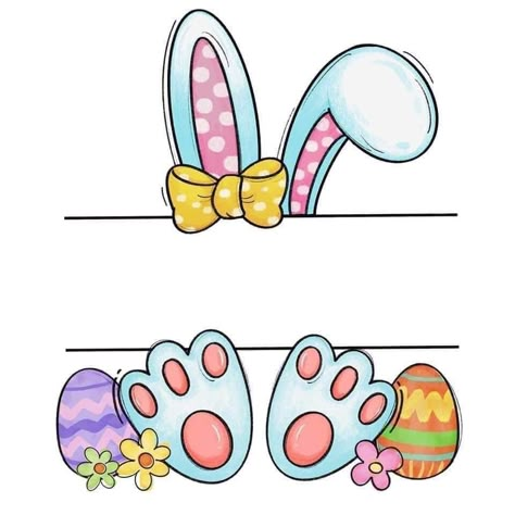 Bunny Monogram, Easter Clip Art, Floppy Eared Bunny, Easter Bunny Girl, Bunny Silhouette, Easter Clipart, Easter Prints, Vinyl Gifts, Cute Easter Bunny