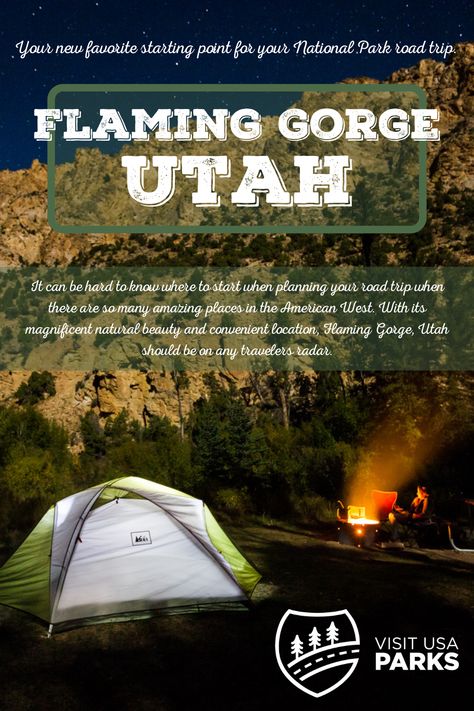 Flaming Gorge, Utah: Outdoor Adventure Destination on a National Park Road Trip Trip To Utah National Parks, Flaming Gorge Utah, Utah Big 5 Road Trip, Pink Lake Utah, Flaming Gorge, Usa Vacations, Dinosaur National Monument Utah, West Coast Travel, American National Parks