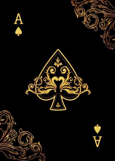 Black And Gold Ace Of Spades, Poker Cards Aesthetic, Poker Aesthetic, Misc Wallpapers, Black Poker Cards Wallpaper, Kartu As, Ace Spade, Leavers Shirt, Fancy Items