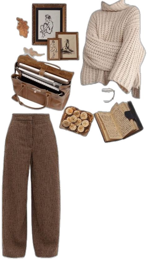 🍁🥾☕🍪👜 Classic Academia Outfit, Classic Academia Aesthetic Outfit, Classic Style Aesthetic, Classic Academia Aesthetic, Cottagecore Lifestyle, Dark Cottagecore Aesthetic, Academia Aesthetic Outfit, Classic Academia, Gothic Elements