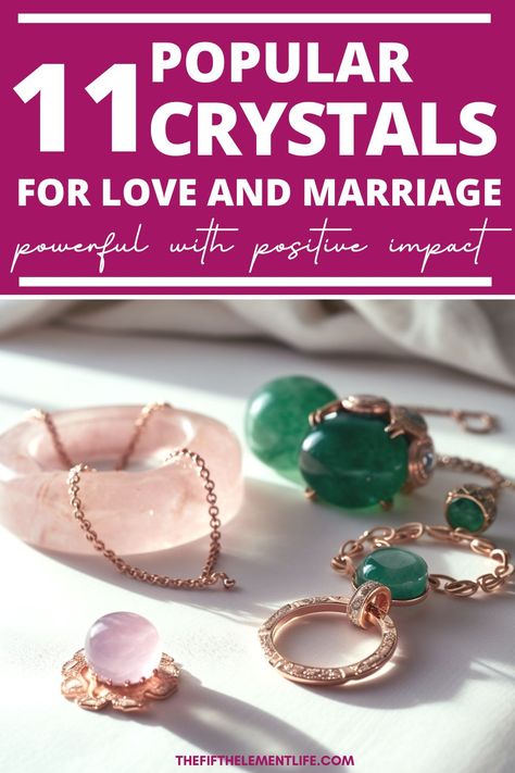 Ignite unconditional love and deepen emotional connections with crystals for love and marriage. Explore rose quartz for nurturing powers, blue lace agate for open communication, and garnet for commitment. Let these crystals infuse your relationship with everlasting happiness. Discover the enchanting world of crystals for love and marriage today. #crystals #loveandmarriage #love #relationship #healthymarriage Crystals For Love And Passion, Crystals For Wedding Day, Crystals For Love And Relationships, Marriage Crystals, Witchy Goddess, Crystals For Love, Crystals For Luck, Attract Positive Energy, Today's Society