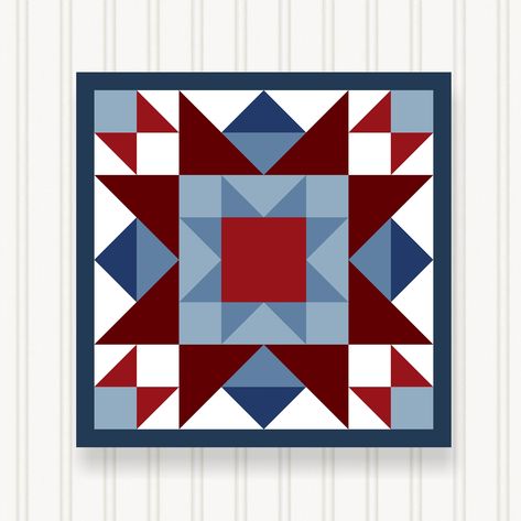 Painted barn quilts