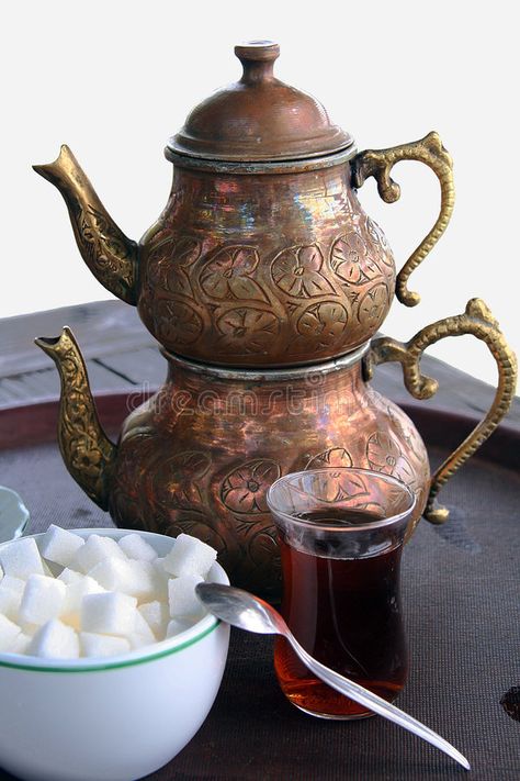 Turkish Teapot, Dream Tea, Tea History, Turkish Tea, Tea Culture, Tea Glasses, Tea Art, Tea Tray, Loose Tea