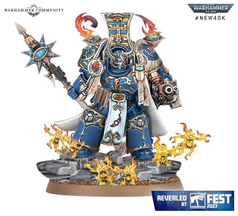 Warhammer 40k Thousand Sons Miniatures, Terminator Armor, Chaos Legion, Chaos 40k, 40k Conversions, 40k Models, Warhammer 40k Figures, Thousand Sons, Model Painting