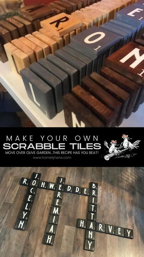 These scrabble tiles are so beautiful in your home and fairly easy to make for yourself or give as gifts around the holidays. Check it out! #present #gifts #walldecor #christmaspresent Projects With Scrabble Tiles, Diy With Scrabble Tiles, Yard Scrabble, Outdoor Scrabble, Scrabble Tile Crafts Sculptures & Statues, Scrabble Tile Crafts Diy, Scrabble Diy, Ways To Use Scrabble Tiles, Scrabble Tile Crafts