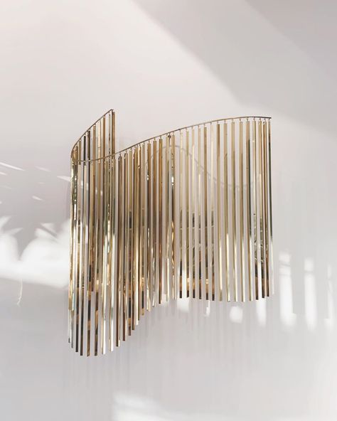 Magic Hour (@magichour_shop) • Instagram photos and videos Brass Wall Hanging, Curtis Jere, Wave Wall, Metal Wall Sculpture, Magic Hour, Gold Walls, Wall Sculpture, Hollywood Regency, Wall Sculptures