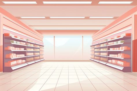 Grocery aisle architecture supermarket warehouse.  | premium image by rawpixel.com Grocery Background, Pharmacy Aesthetic, Grocery Store Aisle, Grocery Store Aesthetic, Supermarket Background, Grocery Aisle, Creativity Ideas, Pharmacy Store, Store Shelves