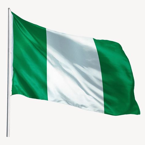 Waving Nigerian flag, national symbol graphic | free image by rawpixel.com / north African Flags, Nigerian Flag, Nigeria Flag, African Flag, Church Poster Design, Church Poster, National Symbols, Download Free Images, National Flag