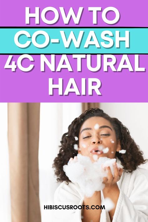 Everything you need to know about how to cowash 4c hair. How to wash natural hair with conditioner, how often to cowash 4c natural hair, and whether or not cowashing is ACTUALLY good for your natural… Co Washing Hair, Cowash Natural Hair, Afro Hair Inspiration, Co Washing, Hair Breakage Remedies, Growing Long Natural Hair, Dry Natural Hair, Natural Hair Routine, Breaking Hair