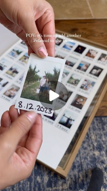 1M likes, 4,167 comments - philodendrose on August 15, 2023: "The cutest DIY Polaroid frame, follow @philodendrose ✨💕. Not plant related but shared this on my TikTok and people really like this DIY idea for Instax Mini Polaroids! Thought I’d share this idea and video here too 🫶🏽💕. I’ve been trying to capture one memorable Polaroid moment a month this year. I’ve been adding to this frame since getting my Polaroid camera for Christmas in 2021. I love keeping all these Polaroids in a large fr Diy Polaroid Display, Instax Photos Ideas Room Decor, Instax Mini Ideas Display, Polaroid Decoration Ideas, Polaroid Frame Ideas, Polaroid Album Ideas, Photo Stand Ideas, Diy Polaroid Frame, Polaroids Aesthetic