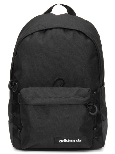 Mochila Masculina Sport Modular, Adidas Originals.A mochila preta é produzida em lona. A peça possui compartimento interno com divisória para laptop, bolso frontal removível por gancho, bolsos laterais, tag da marca aplicada na parte frontal, alça de mão em gorgurão, alças de ombros acolchoadas e ajustáveis, acabamento pespontado e fechamento por zíper bidirecional.- Este produto é feito com conteúdo reciclado como parte da nossa meta de eliminar o lixo plástico.- O bolso frontal removível se tr Anime Naruto, Adidas Originals, Naruto, Backpacks, Adidas, Clothes