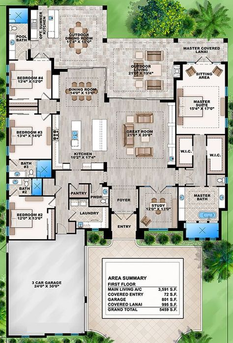 I will Draw any of the following types of drawing for you in 2D With photoshop render. Bathroom Floor Plans, Outdoor Entertaining Area, Best House Plans, Farmhouse Plans, Dream House Plans, Entertaining Area, Room Flooring, Home Design Decor, House Flooring