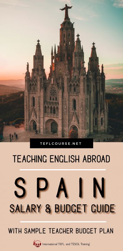 Teaching English In Spain - The Salary and Budget Guide | TEFL Blog #teflspain #spaintefl #efl #esl #teachingenglish #teachingabroad #teachingenglishabroad #tefl #tesol #teflonline #tesolonline Teaching English In Spain, Teach English Abroad Aesthetic, Teaching Abroad, Teach English Abroad, Spain Tourism, University Of Salamanca Spain, Living In China, Teaching English Abroad, Teach Abroad