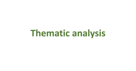 Thematic analysis.pptx - Google Slides Thematic Analysis, Google Slides, Slides, Presentation