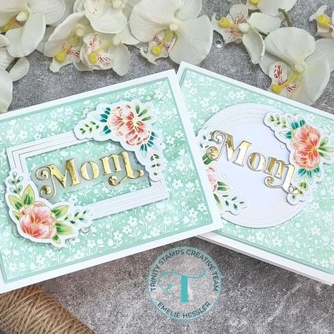 Trinity Stamps on Instagram: "SNEAK PEEK DAY 8 - Hot Foiling Layering Circles and Rectangles, they are a game changer and part of our April Release, hitting the shop on 4/11. Emelie @scrapbooking_swe shares these upcoming plates in today's YouTube Video #linkinbio #trinitystamps #trinitystampsllc #newrelease #sneakpeek #hotfoiling #stamping #diecutting #handmadecards #handstampedcards #cardmaking #cardmakingvideos #cardmakersofinstagram #cardmakersofyoutube #papercraftingsupplies" Image Cover, Clear Background, Card Making Videos, Hand Stamped Cards, Floral Background, Pretty Cards, Card Maker, Paper Craft Projects, Patterned Paper