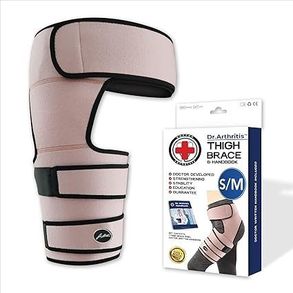 Doctor Developed Strengthening & Stabilizing Hip Brace for Men & Women - Hip Brace for Sciatica Pain Relief - Compression Wrap for Hip Pain - Hip Support Brace - With Medical Handbook (S/M, Pink) Hip Brace, Medical Sign, Bursitis Hip, Piriformis Syndrome, Sciatica Pain Relief, Sciatic Nerve Pain, Sciatica Pain, Sciatic Nerve, Hip Pain