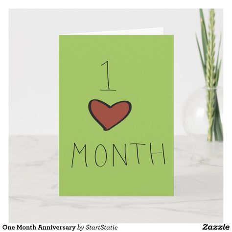 One Month Anniversary Card Happy 9 Months Anniversary, 9 Month Anniversary, Anniversary Card Ideas, Happy One Month Anniversary, 1 Month Anniversary, Happy One Month, 6 Month Anniversary, Month Anniversary, One Month Anniversary