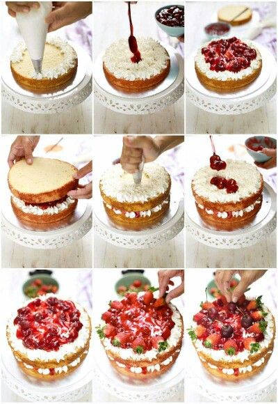 Victoria Sandwich Cake, Victoria Sandwich, Morning Ideas, Kek Lapis, Shortcake Cake, Lemon Layer Cakes, Resipi Kek, Cake Mini, Sandwich Cake