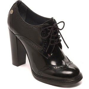 Tommy Hilfiger Heeled Brogue High Heel Oxford Shoes, Tommy Hilfiger Heels, Heeled Brogues, High Heel Oxfords, Oxford Shoes Heels, Wingtip Oxford Shoes, Wingtip Shoes, Lace Up High Heels, Tommy Hilfiger Shoes