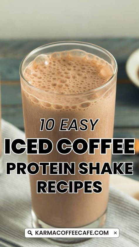 Enjoy our easy iced coffee protein shake recipes, perfect for a quick and healthy breakfast or snack. These shakes are packed with protein and coffee goodness, offering a delightful way to boost your energy levels any time of day. Protein Shake With Instant Coffee, Best Morning Protein Shake, Protein Shake Iced Coffee Recipes, Coffee And Protein Drink, Iced Coffee With Premier Protein Shake, Coffee Premier Protein Shake Recipes, Protein Powder Iced Coffee, Chocolate Premier Protein Powder Shake Recipes, Ice Coffee With Premier Protein