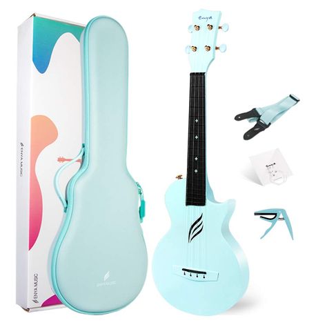 Travel Ukulele, Blue Ukulele, Carbon Fiber Composite, Concert Ukulele, Online Lessons, Guitar Art, Clean Body, Ukelele, Best Self