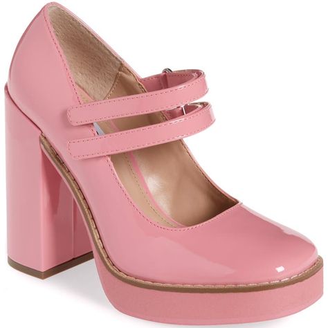 Cassie Howard, Steve Madden Pumps, Pink Platforms, Statement Shoe, Platform Mary Janes, Platform Heels Chunky, Mary Jane Pumps, Mary Jane Heels, Pretty Shoes