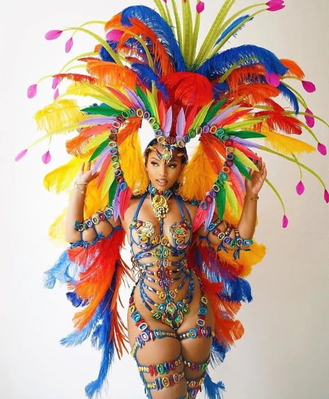 Brazilian Carnival Costumes, Carribean Carnival Costumes, Majorette Outfits, Carnival Outfit Carribean, Carnival Dancers, Carnival Girl, Carnival Fashion, Carnaval Costume, Trinidad Carnival