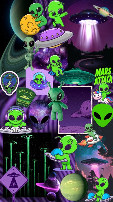 alien wallpaper 👽 👾 Aliens Aesthetic, Alien Wallpaper, Cute Wallpaper Backgrounds, Aliens, Wallpaper Backgrounds, Cute Wallpapers, Iphone Wallpaper, Anime