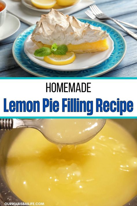 Lemon Curd Pie Filling, Lemon Creme Pie Filling Recipes, Easy Lemon Pie Filling Recipes, Sheriff Lemon Pie Filling Recipes, Easy Lemon Pie Filling, Lemon Pie Recipe Easy, Lemon Cream Pie Recipe, Lemon Pudding Pie Recipe, Homemade Lemon Pie Filling