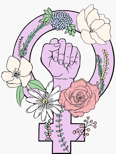 Women's Rights, For Sale, Flowers, Pins