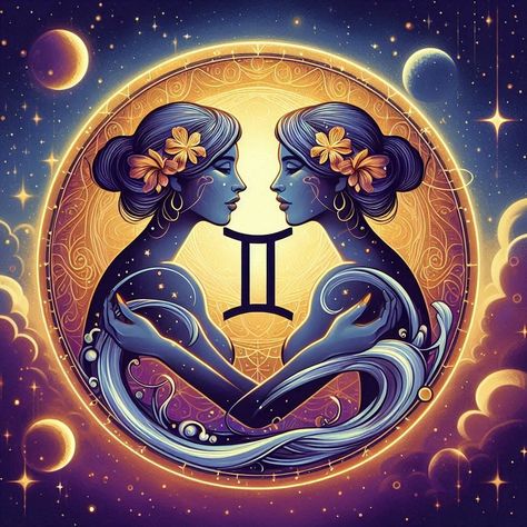 Gemini Art Illustrations, Gemini Twins Art, Zodiac Signs Art, Gemini Twins, Gemini Art, Zodiac Art, Sign Art, Zodiac Signs, Astrology