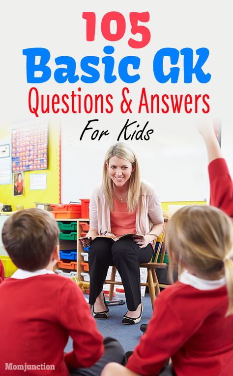 105 Basic GK Questions And Answers For Kids : If you want your kid to start learning about myriad things and become smarter with more information at their disposal, you’re at the right place, as Momjunction has a collection of general knowledge questions for kids.#kids #stuff Kids Quiz Questions, Quizzes For Kids, Become Smarter, General Knowledge For Kids, General Knowledge Quiz Questions, Questions For Kids, India For Kids, Quiz With Answers, Kids Help