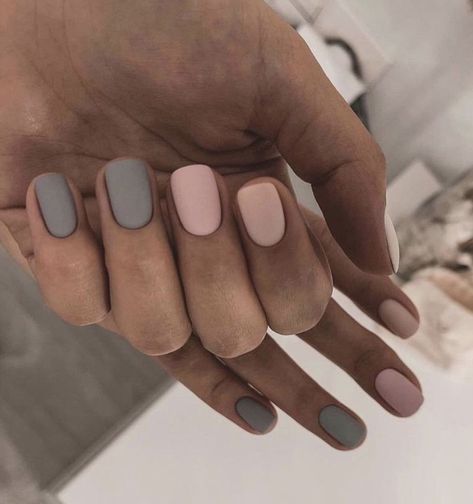 Nail Colors For Winter, Matte Nail Colors, Matte Nail, Sassy Nails, Short Gel Nails, Simple Gel Nails, Work Nails, Dipped Nails, Manicure Y Pedicure